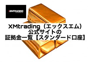 XMtrading(エックスエム)公式サイトの証拠金一覧【スタンダード口座】