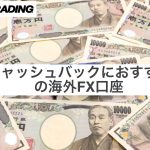 キャッシュバックにおすすめの海外FX口座